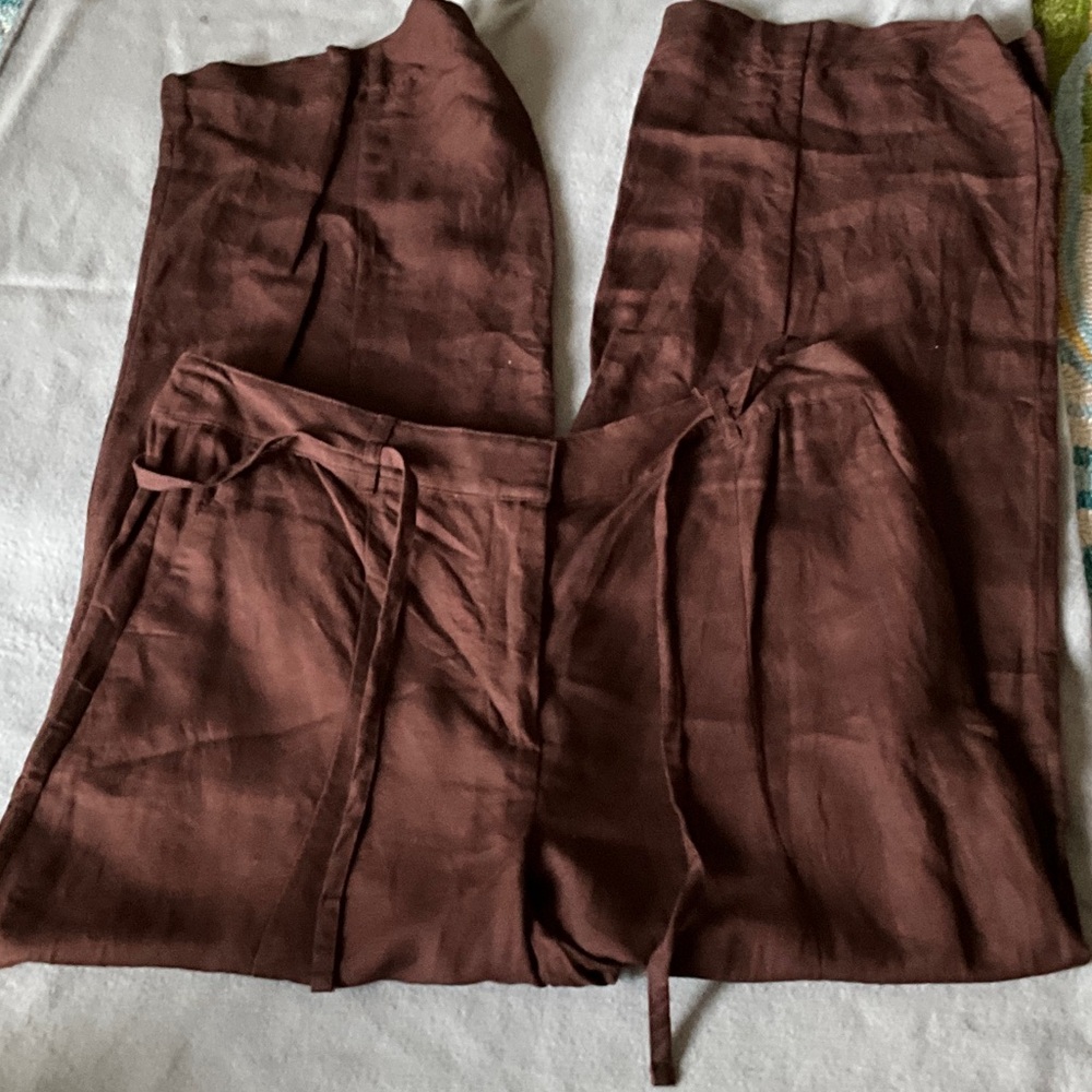 LOFT Chocolate Brown Wide Leg Pants
